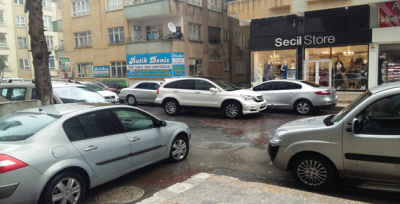 Şanlıurfa'da etkili olan sağanak yağmur çiftçileri sevindirdi.