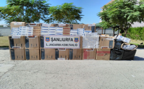 Şanlıurfa'da Jandarmadan kaçak sigara operasyonu