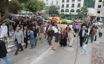 Şanlıurfa'da Kobani yürüyüşü yapıldı