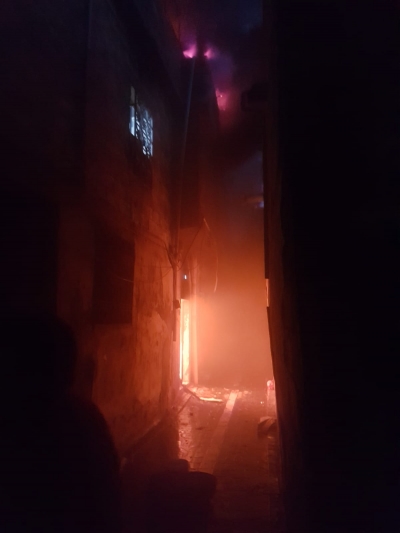 Şanlıurfa'da Korkutan Yangın