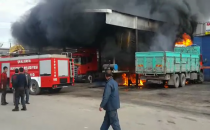Şanlıurfa'da korkutan yangın