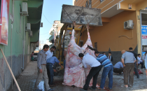 Şanlıurfa'da kurban kesimi başladı