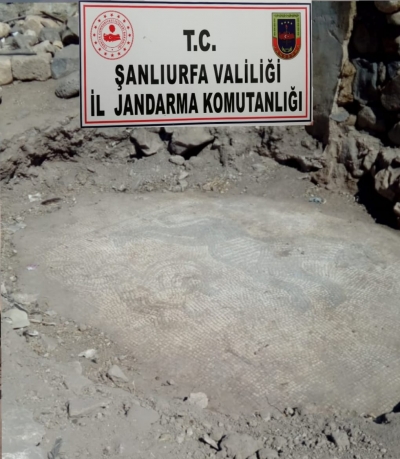 Şanlıurfa'da mozaik kaçakçılarına operasyon!