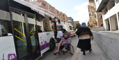 Şanlıurfa'da Otobüs Engelli Vatandaşı Çarptı