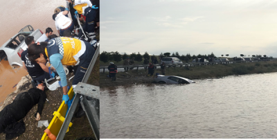 Şanlıurfa'da otomobil gölete  düştü, 4 ölü, 3 yaralı