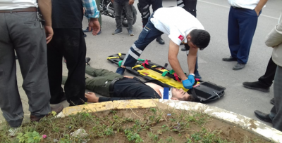 Şanlıurfa'da Otomobil İle Motosiklet Çarpıştı, 1  Yaralı