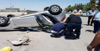 Şanlıurfa'da Otomobil Takla Attı, 1 Yaralı