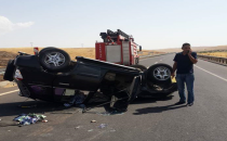 Şanlıurfa'da otomobil takla attı, 4 yaralı