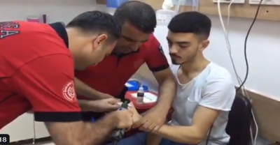 Şanlıurfa'da Parmağına Sıkışan Yüzüğü İtfaiye Ekibi Çıkardı