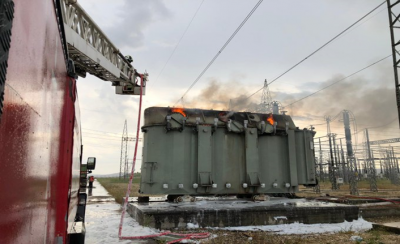 Şanlıurfa'da Patlayan Trafo Alev Alev Yandı