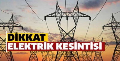 Şanlıurfa'da Planlı Elektrik Kesintisi
