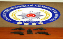 Şanlıurfa'da ruhsatsız silah ele geçirildi