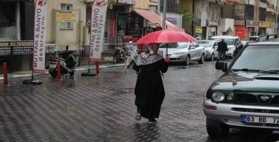 Şanlıurfa'da sağanak yağış