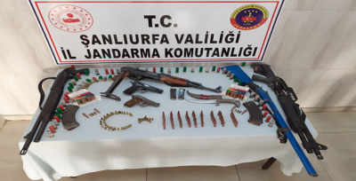 Şanlıurfa'da Silah Operasyonu