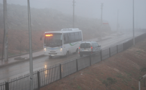 Şanlıurfa'da sis ve yağmur etkili oldu