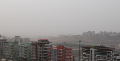 Şanlıurfa'da Toz Taşınımı