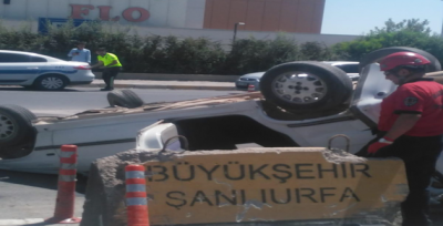 Şanlıurfa'da Trafik Kazası, 1 Yaralı