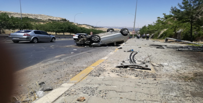 Şanlıurfa'da Trafik Kazası, 2 Yaralı