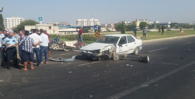 Şanlıurfa'da trafik kazası, 3 yaralı