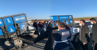 Şanlıurfa'da trafik kazası