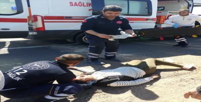 Şanlıurfa'da Trafik Kazası, 1 Yaralı