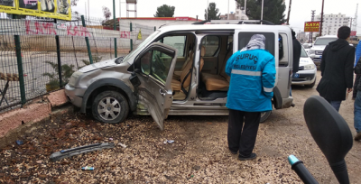 Şanlıurfa'da Trafik Kazası, 2 Yaralı