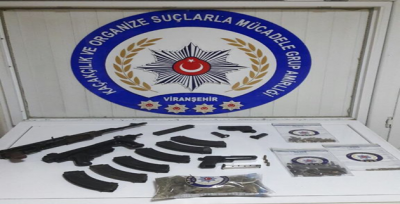 Şanlıurfa'da Uyuşturucu ve Silah Operasyonu