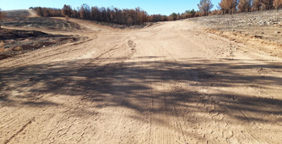 Şanlıurfa'da Yangın emniyet yolu tamamlandı