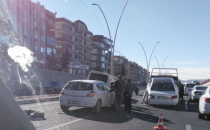 Şanlıurfa'da yeni yapılan del geçitte kaza