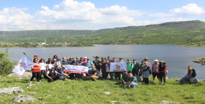 Şanlıurfa'daki Sivil Toplum Kuruluşları Takoran Kanyonuna Spor Etkinliği Düzenledi