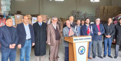 Şanlıurfa'dan İdlib'e 2 Tır Yardım Gitti