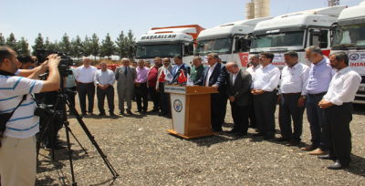 Şanlıurfa'dan Suriyelilere 8 Tır İnsani Yardım