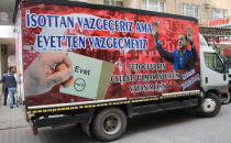 Şanlıurfalı Kamyonunu 'EVET''e çevirdi