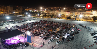 Şanlıurfalılar Otomobilde Açık Hava Konserinde Coştu