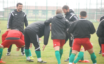 Şanlıurfaspor yağmur'da çalıştı