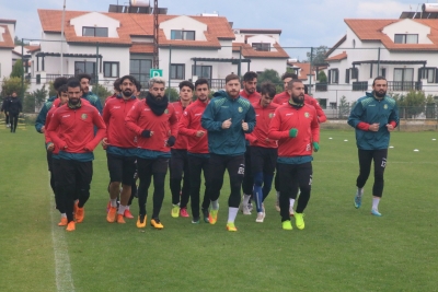 Sarı Yeşilli ekip akşam yaptığı tek antrenmanla günü tamamladı.