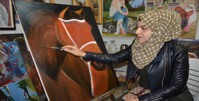Savaştan Kaçtı Şanlıurfa'da Ressam Oldu