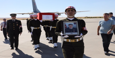 Şehidin naaşı geldi