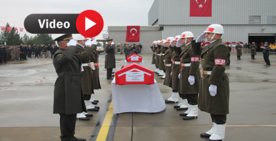 Şehit Binbaşı Ve Teğmen Memleketlerine Uğurlandı