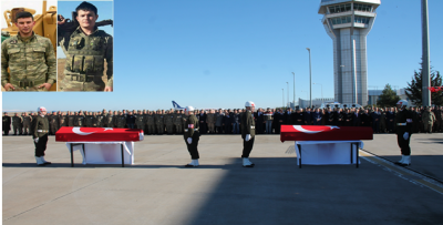 Sele Kapılan Şehitler Memleketlerine Uğurlandı