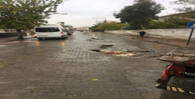 Şiddetli Yağıştan Yol Çöktü!