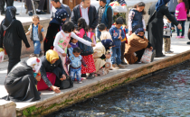 Sınav stresini balıklıgöl'de attılar