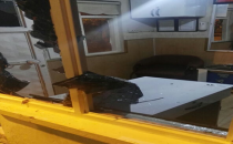 Siverek'de DEDAŞ binasına  Molotof Atıldı