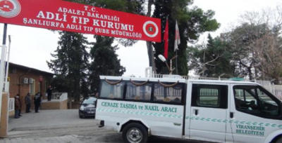 Siverek'te Yangında Ölen 3 Kardeşin Cenazesi Adli Tıp Morguna Getirildi