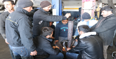 Soğuğa Rağmen Hizmete Devam