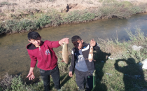 Su hayal idi şimdi balık avlama keyfi başladı