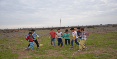 Suriye Sınırın Sıfır Noktasında Futbol Maçı