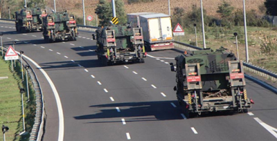 Suriye Sınırına Askeri Sevkiyat