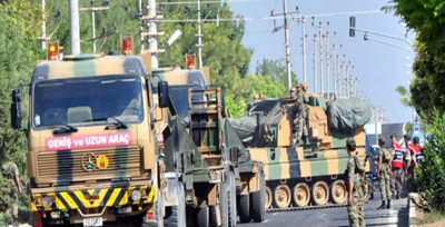 Suriye sınırına askeri sevkiyat
