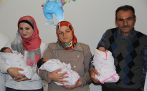 Suriyeli Ailenin Üçüz Bebek Sevinci